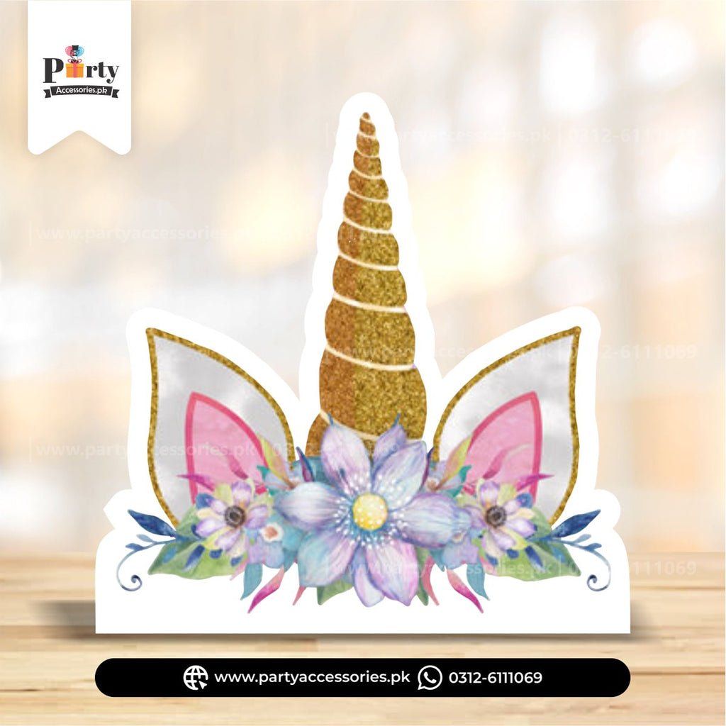 Unicorn table standee