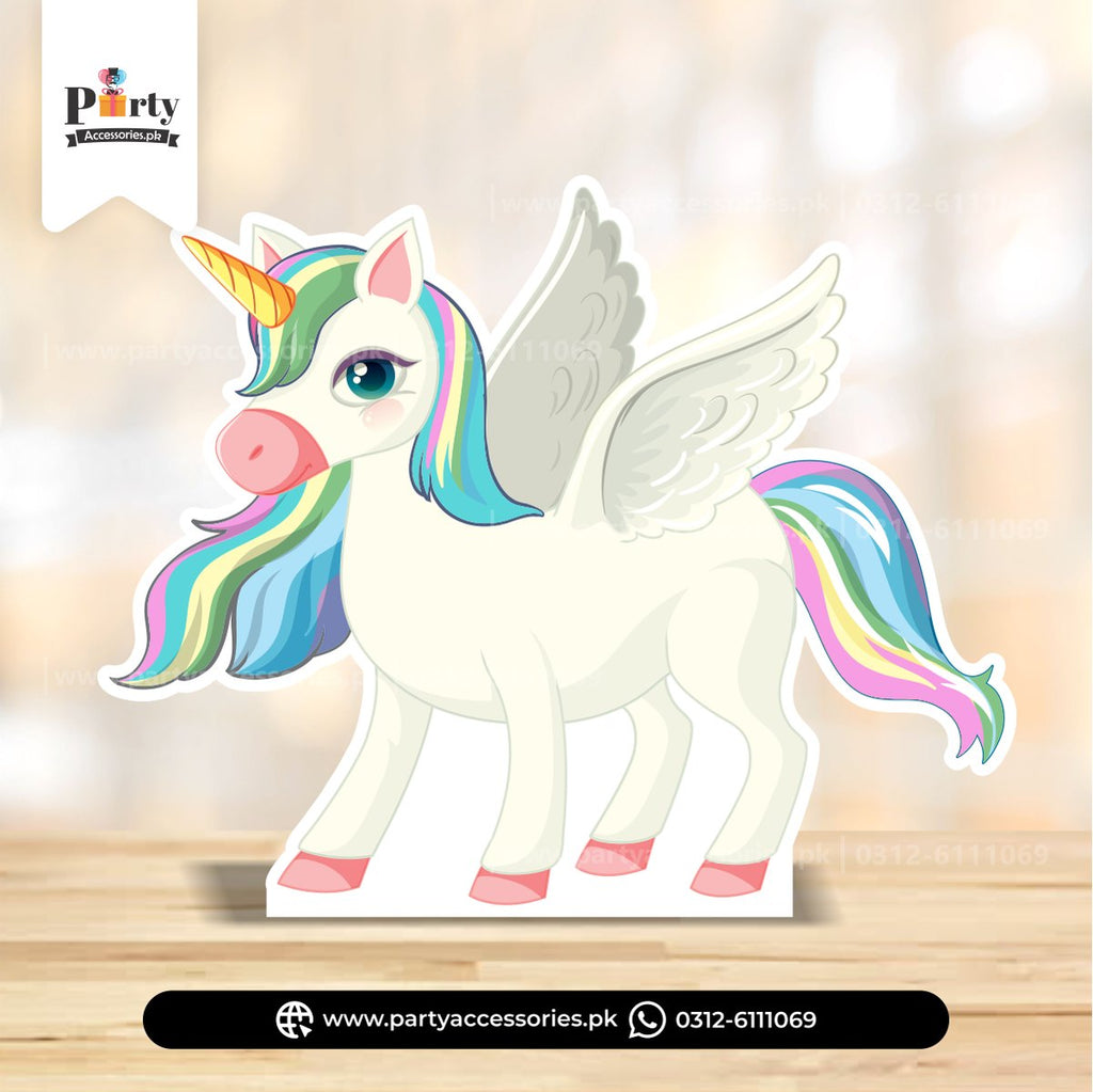 Unicorn Standing Cutout for Birthday Decor