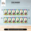 dinosaur theme customized year banner