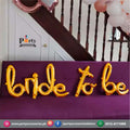 bride to be golden balloons