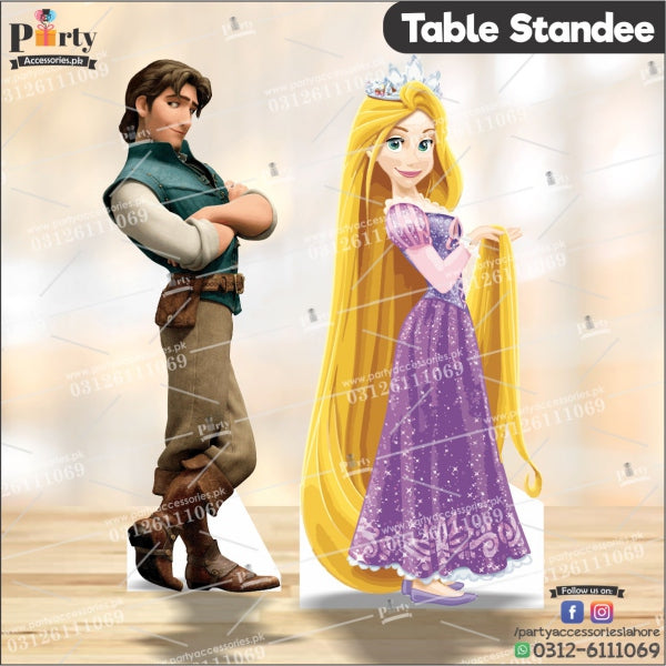 Customized Tangled Rapunzel theme Table standing character cutouts