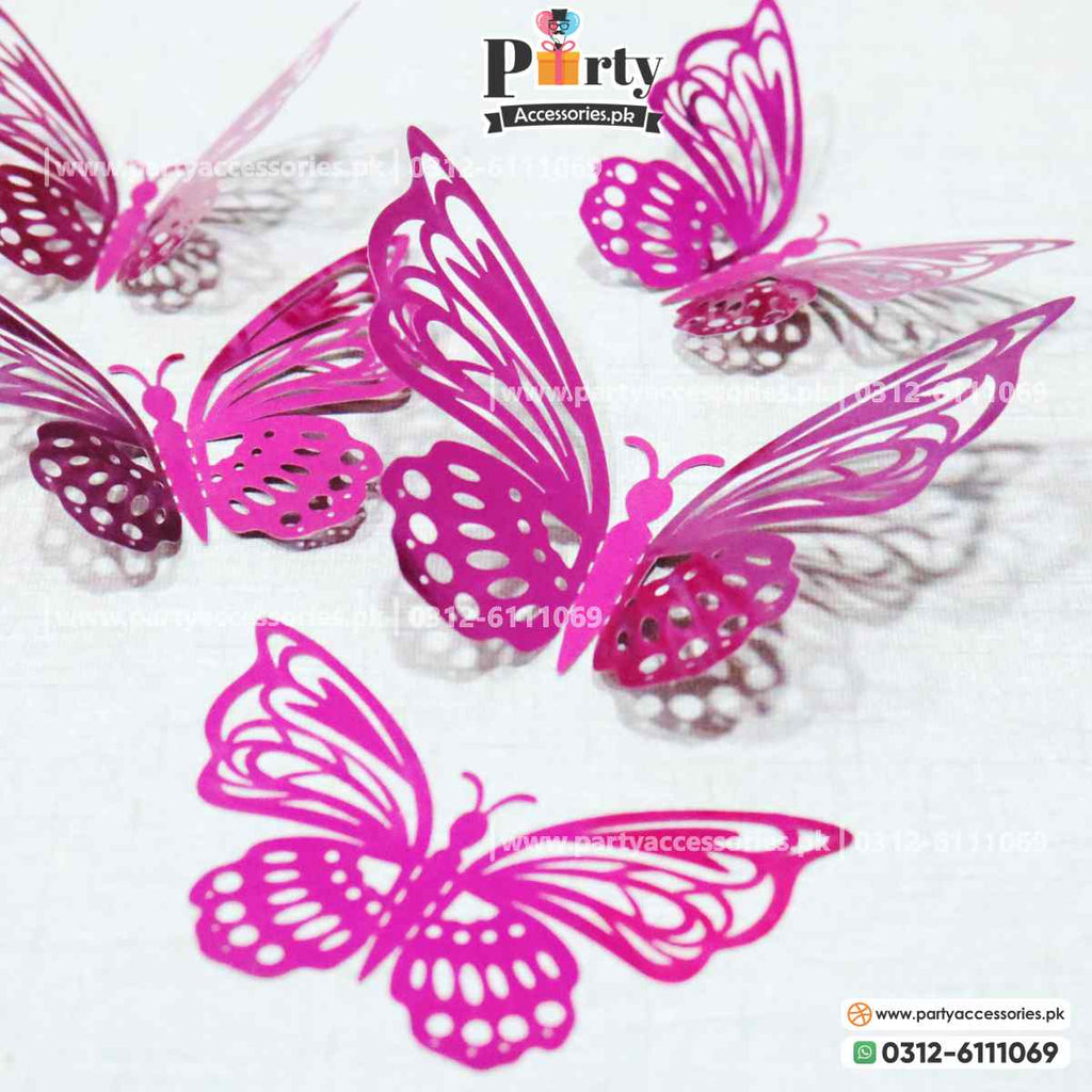 Cinderella Butterfly 3d Butterfly Decoration Wall Stickers 3d
