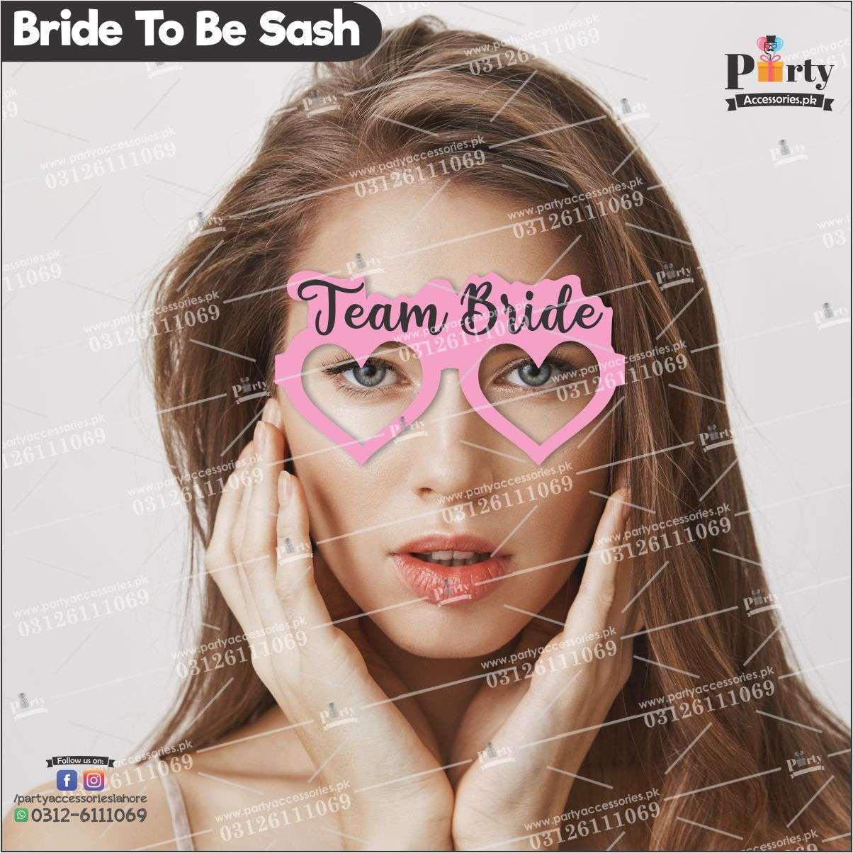 Team Bride glasses for Bridal shower event celebration