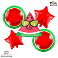 Tutti Fruiti themed birthday exclusive foil balloons 