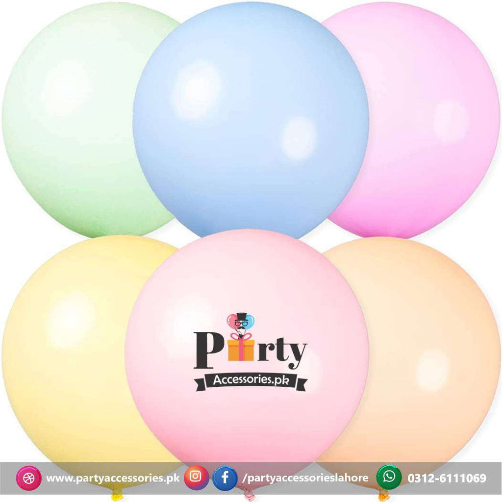 jumbo pastel color balloons for wall decoration