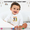Mickey Mouse theme birthday customized Sweat shirt in White