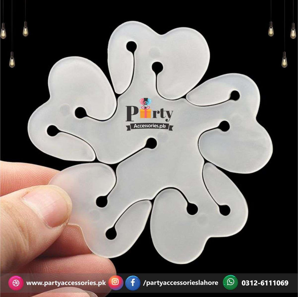 how to use a balloon flower clip