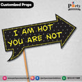  party photo prop i am hot
