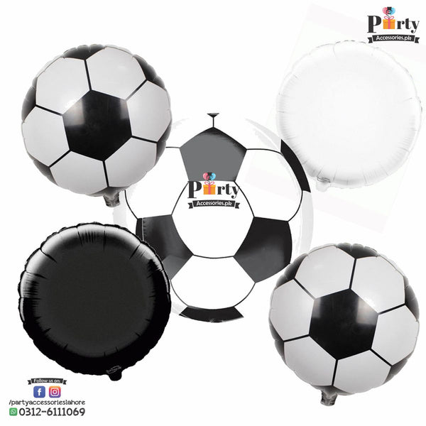 Football themed birthday exclusive foil balloons