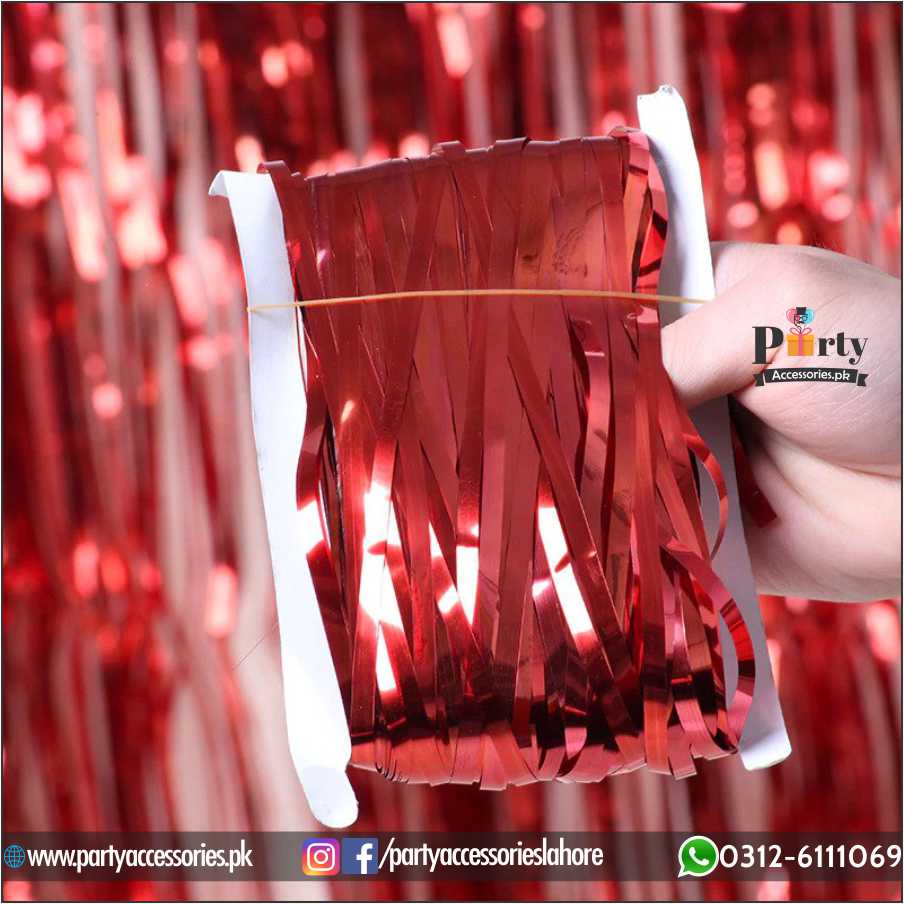 Red Foil Curtain