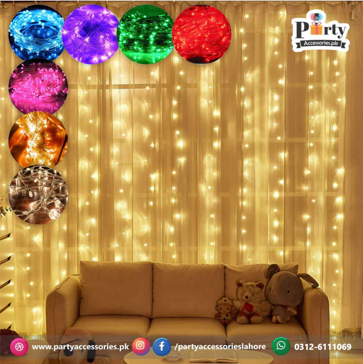 LED string Fairy lights plug in
