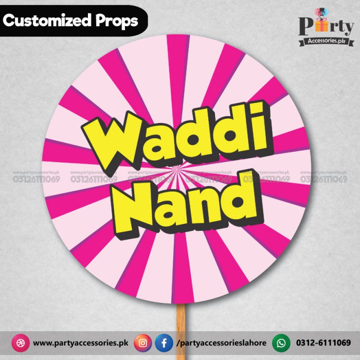 Customized wedding Prop for waddi nand