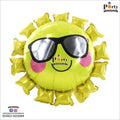 Sun shape exclusive birthday foil balloon