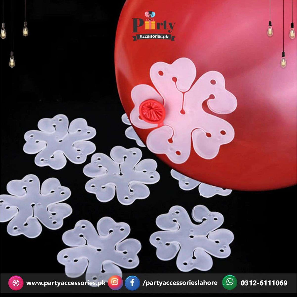 flower balloon clip