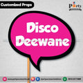 Customized wedding photography Prop DISCO DEWANAY