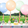 Jumbo size Plain Latex Rubber balloons 