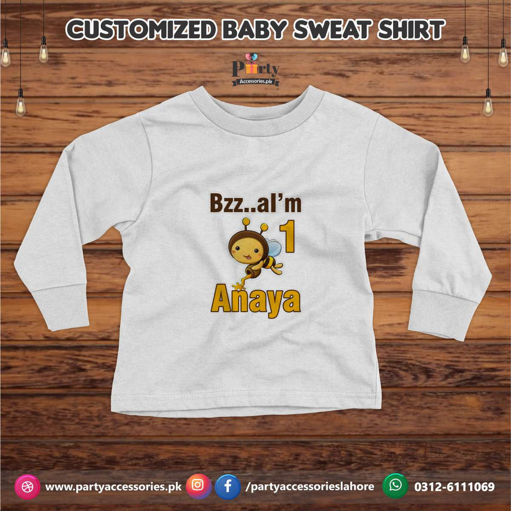 t shirt in honey bee theme