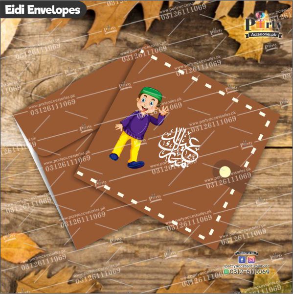 Eidi Envelopes Square in wallet print style exclusive design