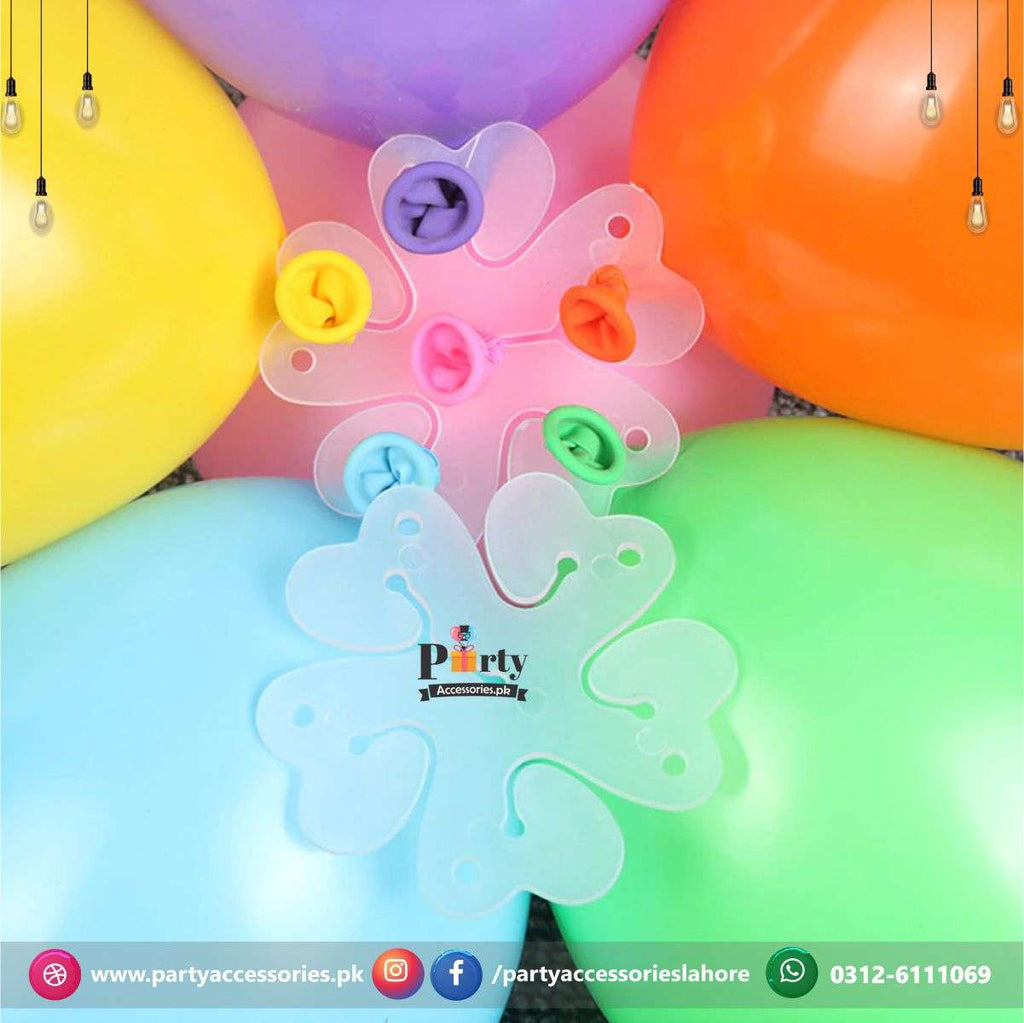 how to make a balloon flower with clip