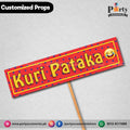 Customized funny WEDDING party photo prop KURRI PATAKHA