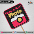 Customized funny WEDDING party photo prop KHENCH MERI PHOTO