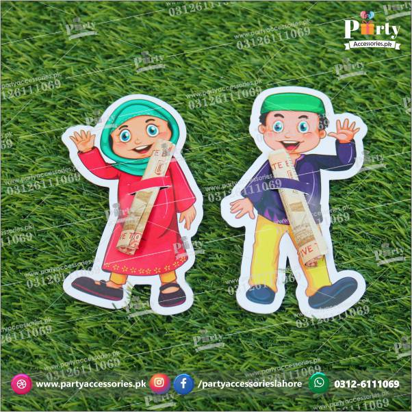 Eidi Envelope Cards boy girl mix colorful and economical