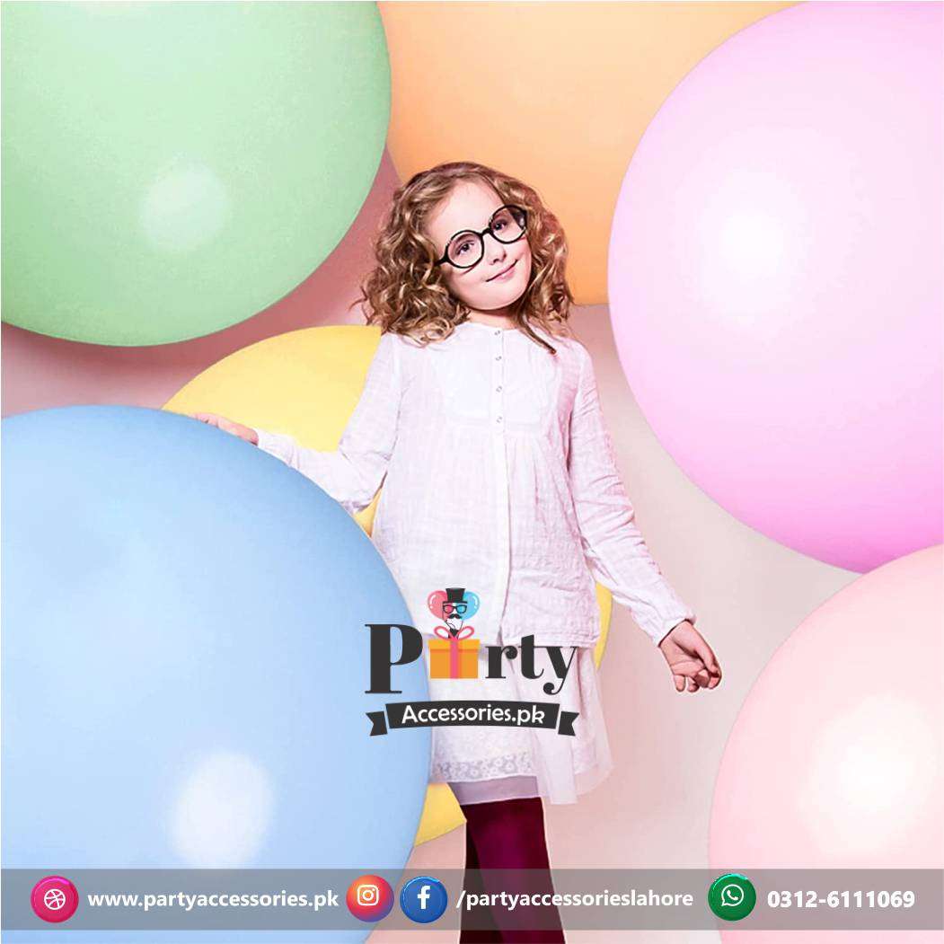 wall decoration large balloons in pastel color for  making arch 