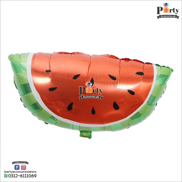 Water melon shape exclusive birthday foil balloon for candy land tutti fruity theme