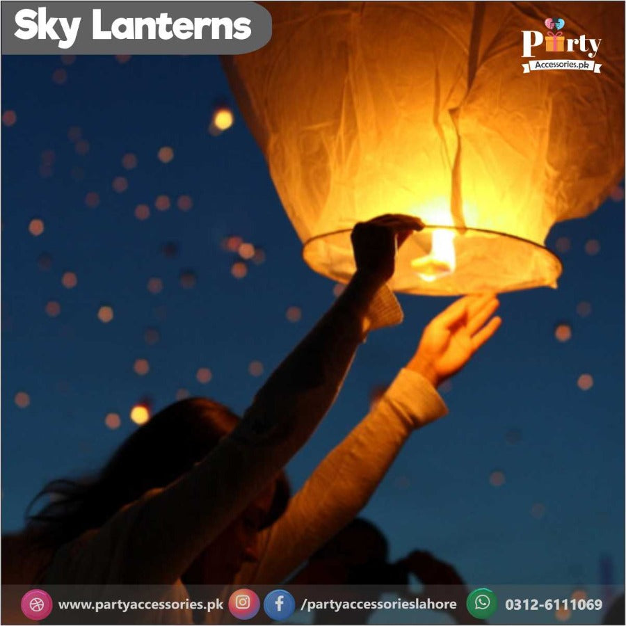 Sky Lanterns in pakistan