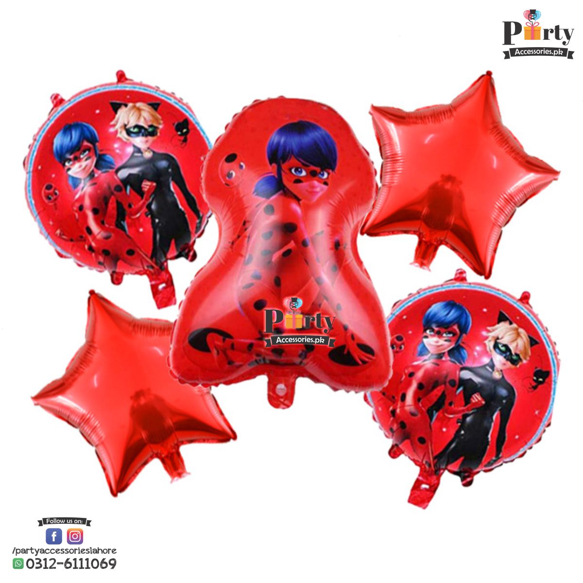 Ladybug Lady Bug special birthday party balloons Pack ideal for inflated  with helium. Parties and celebrations - AliExpress