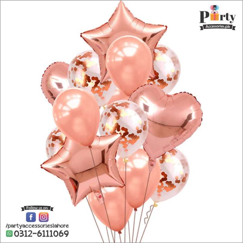 star balloons latex balloons heart foil balloons