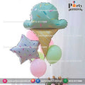 cone shape foil balloons 