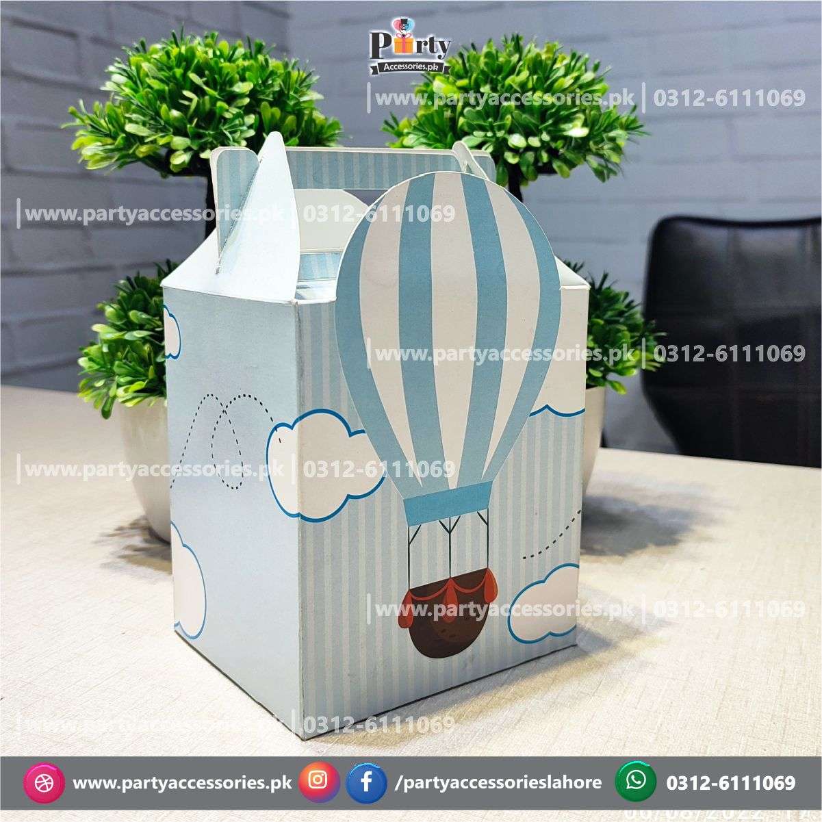 hot air balloon goody bag