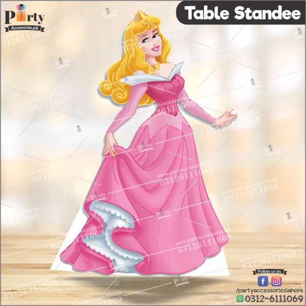 Customized Disney Princess  theme Table standing character cutouts