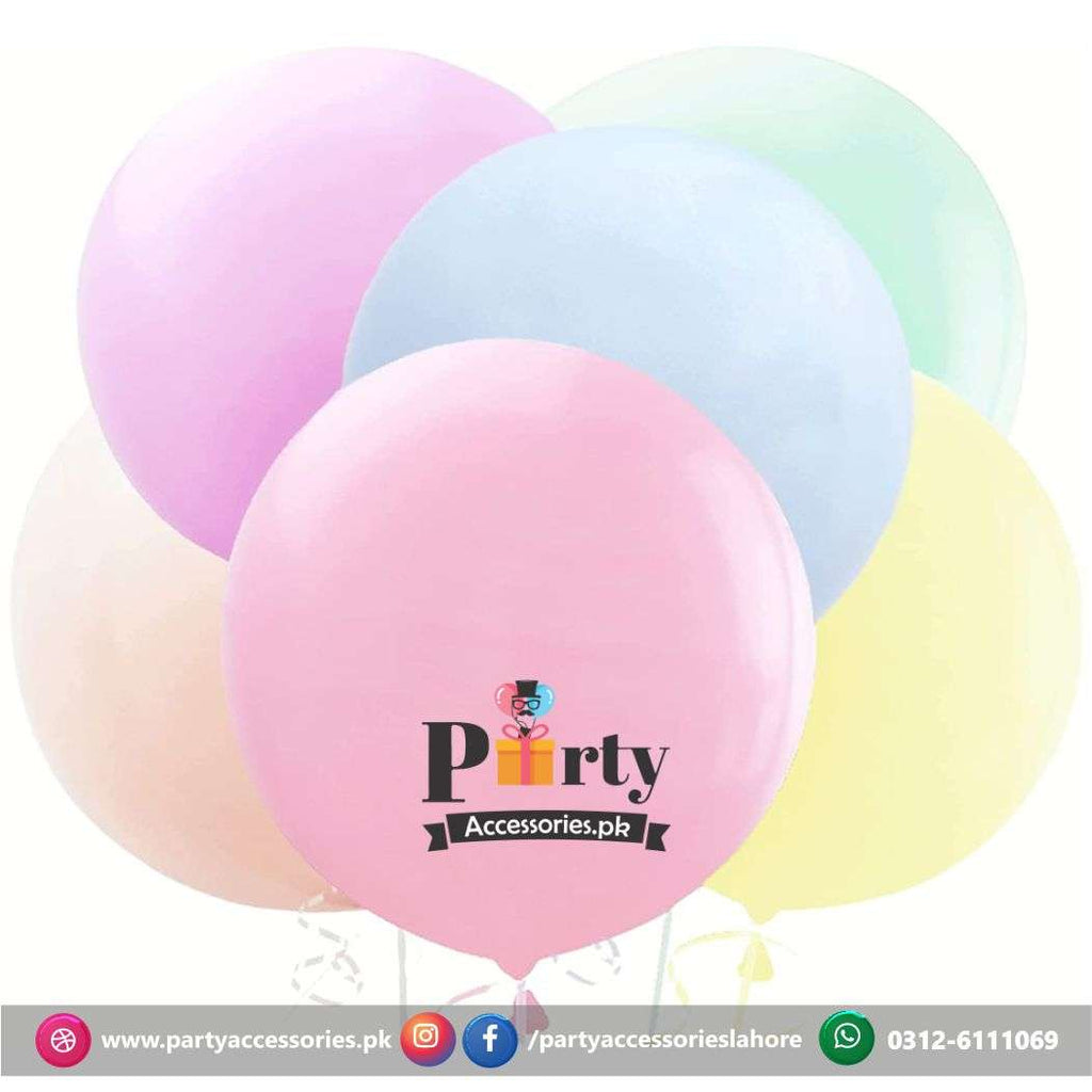 jumbo pastel balloons