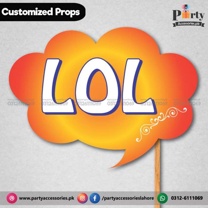 Customized party Prop LOL
