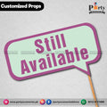 Customized funny WEDDING party photo prop STILL AVAILABLE