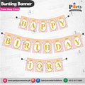 Disney Princess theme customized bunting banner for birthday