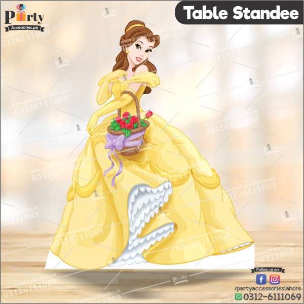 Customized Disney Princess  theme Table standing character cutouts