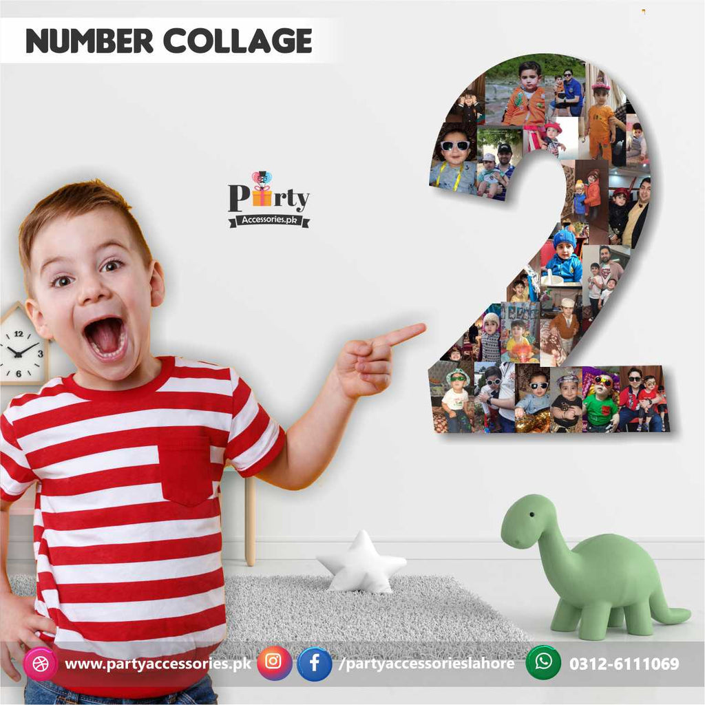 number 2 photo collage