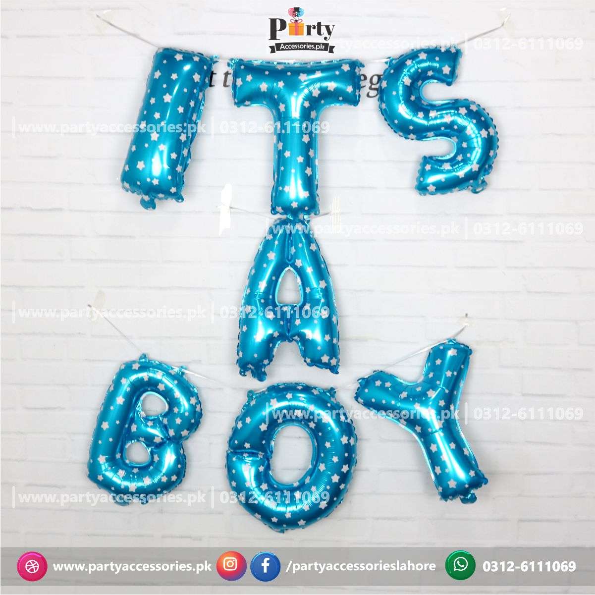 its a boy blue foil balloons pinterest ideas