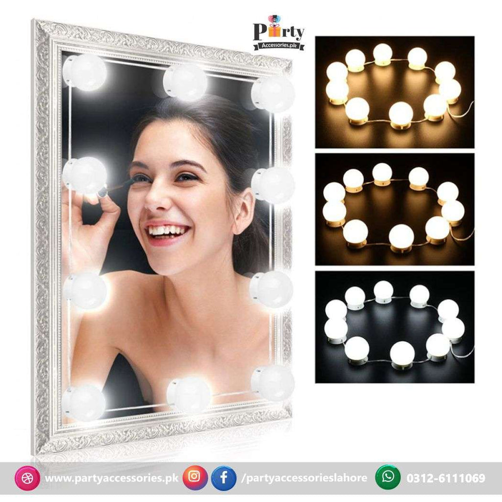 Vanity lights | makeup dressing table lights | Vanity mirror lights including 10 bulbs