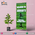 Customized Welcome Standee in Football Theme Birthday Party