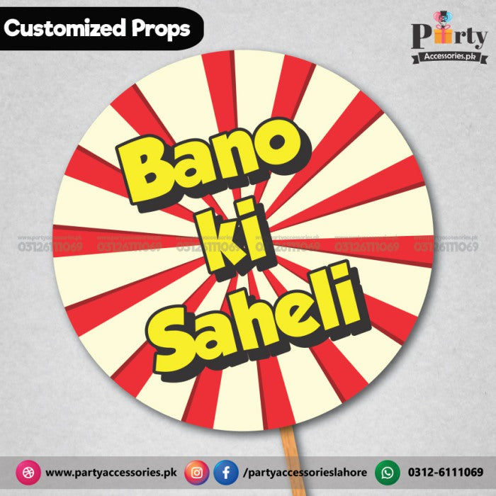  photo prop bano ki saheli