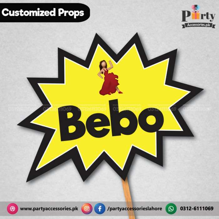 Customized FUNNY party props BEBO