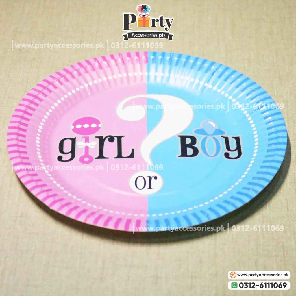 boy or girl paper plates