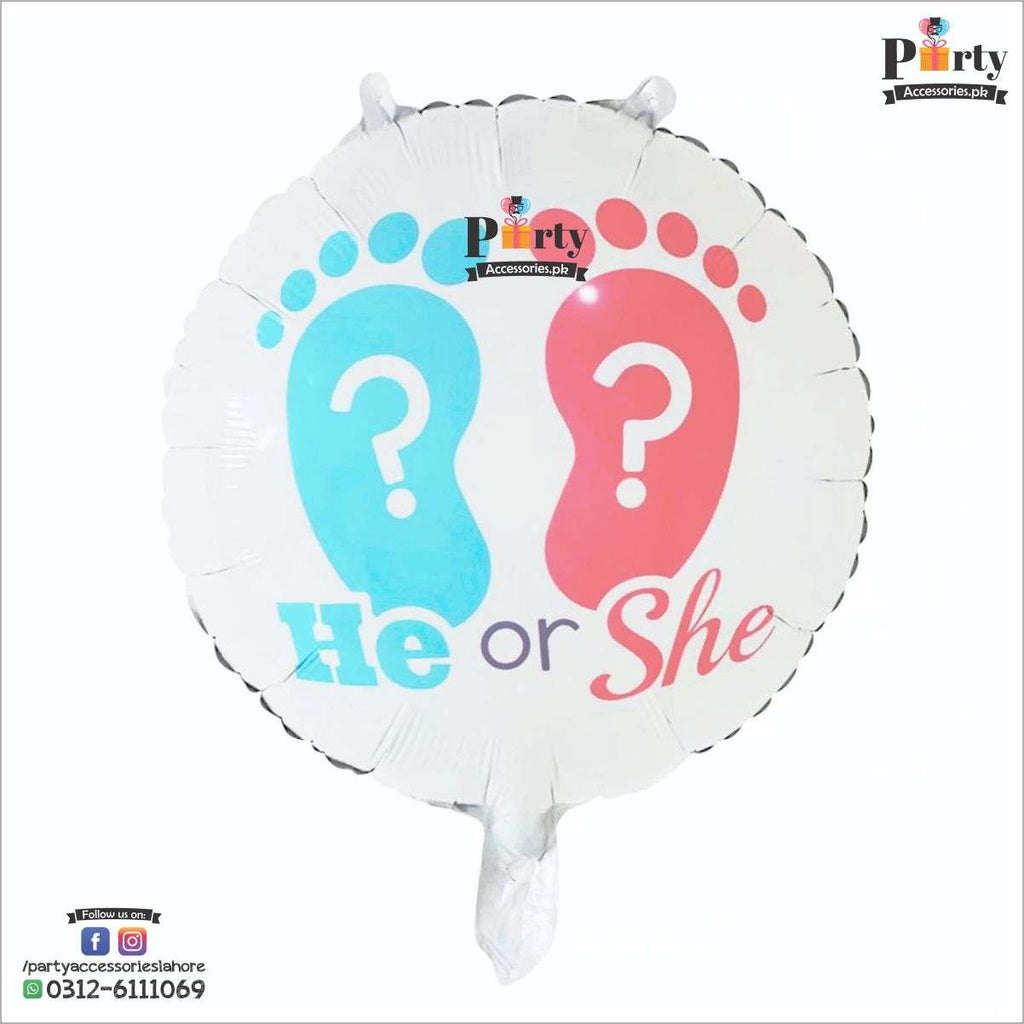Boy or Girl exclusive foil balloon 