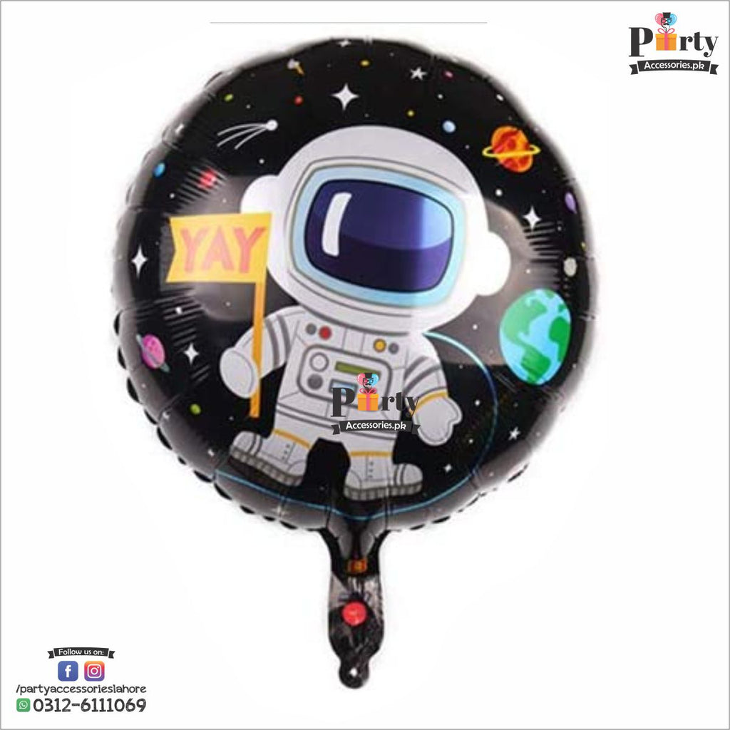 Outer space theme exclusive birthday foil balloon