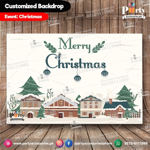 Merry Christmas Celebration Panaflex backdrop