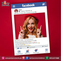 Customized Facebook Photo booth frame | Social media Photo booth props